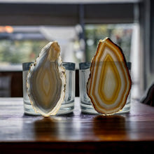 Load image into Gallery viewer, Agaat theelichthouder set | interieuridee - BraShiDa Gallery | Art from Mother Nature