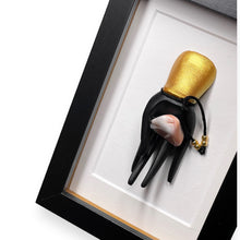 Load image into Gallery viewer, agaat in lijst detail multiara | Brashida Gallery
