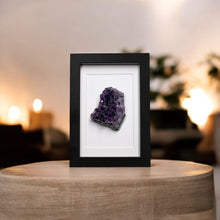 Load image into Gallery viewer, Amethist in lijst #3 - BraShiDa Gallery | Art from Mother Nature
