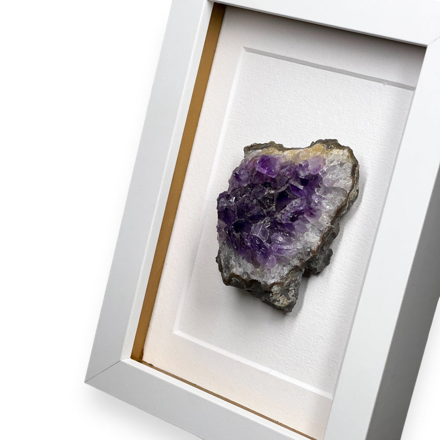 Amethist in lijst #5 - BraShiDa Gallery | Art from Mother Nature