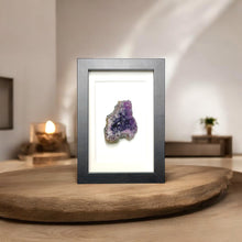 Load image into Gallery viewer, Amethyst in lijst #1 - BraShiDa Gallery | Art from Mother Nature

