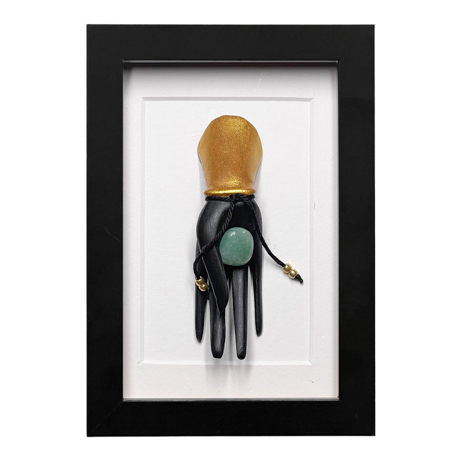 Aventurijn in lijst | Mutiara - BraShiDa Gallery | Art from Mother Nature