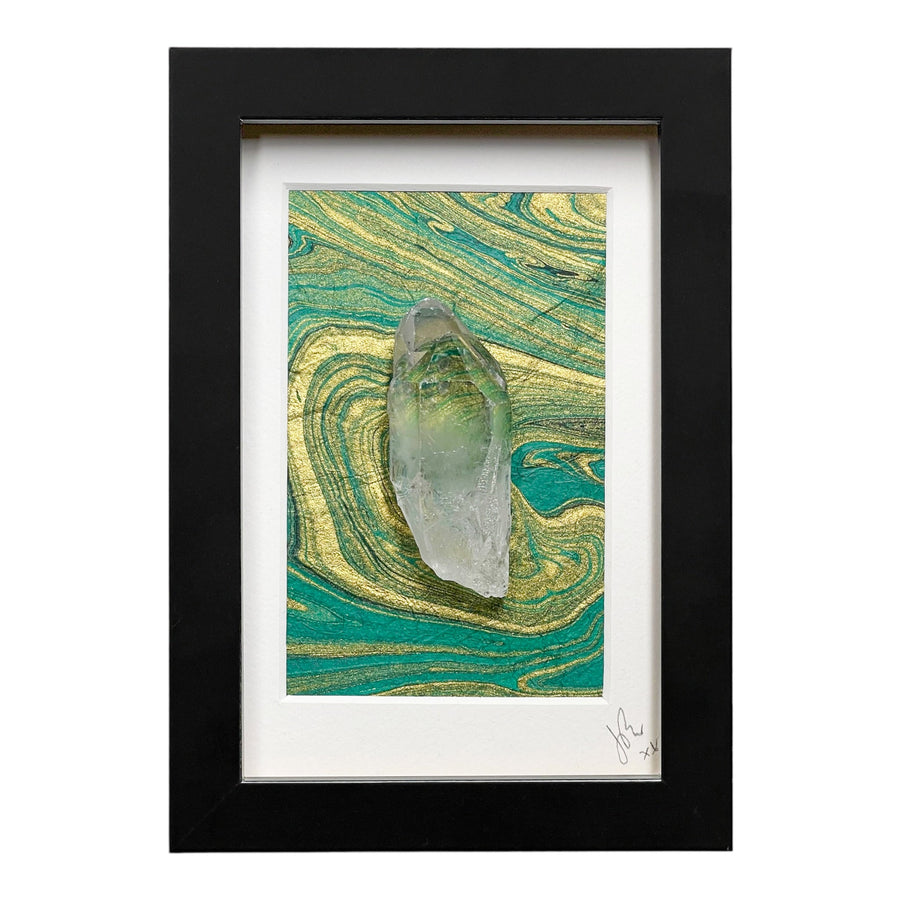 Bergkristal in lijst | Midori #1 - BraShiDa Gallery | Art from Mother Nature