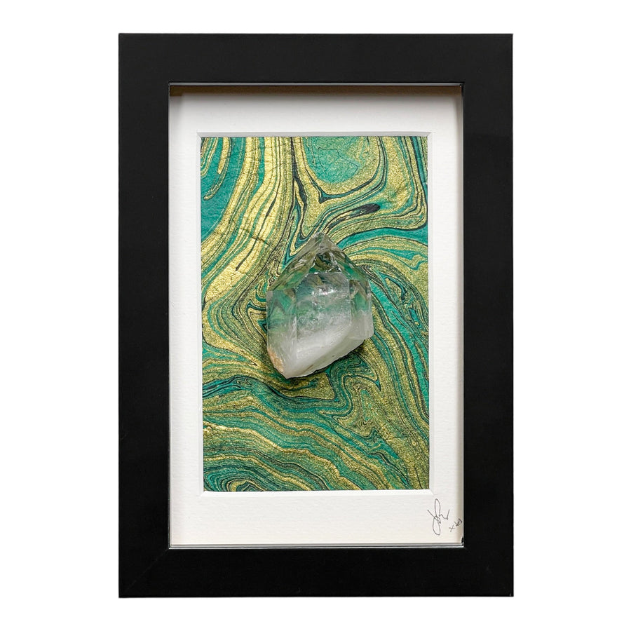 Bergkristal in lijst | Midori #2 - BraShiDa Gallery | Art from Mother Nature
