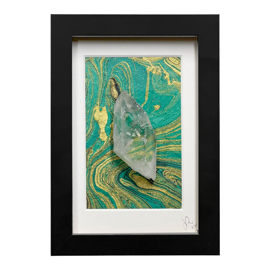 Bergkristal in lijst | Midori #5 - BraShiDa Gallery | Art from Mother Nature