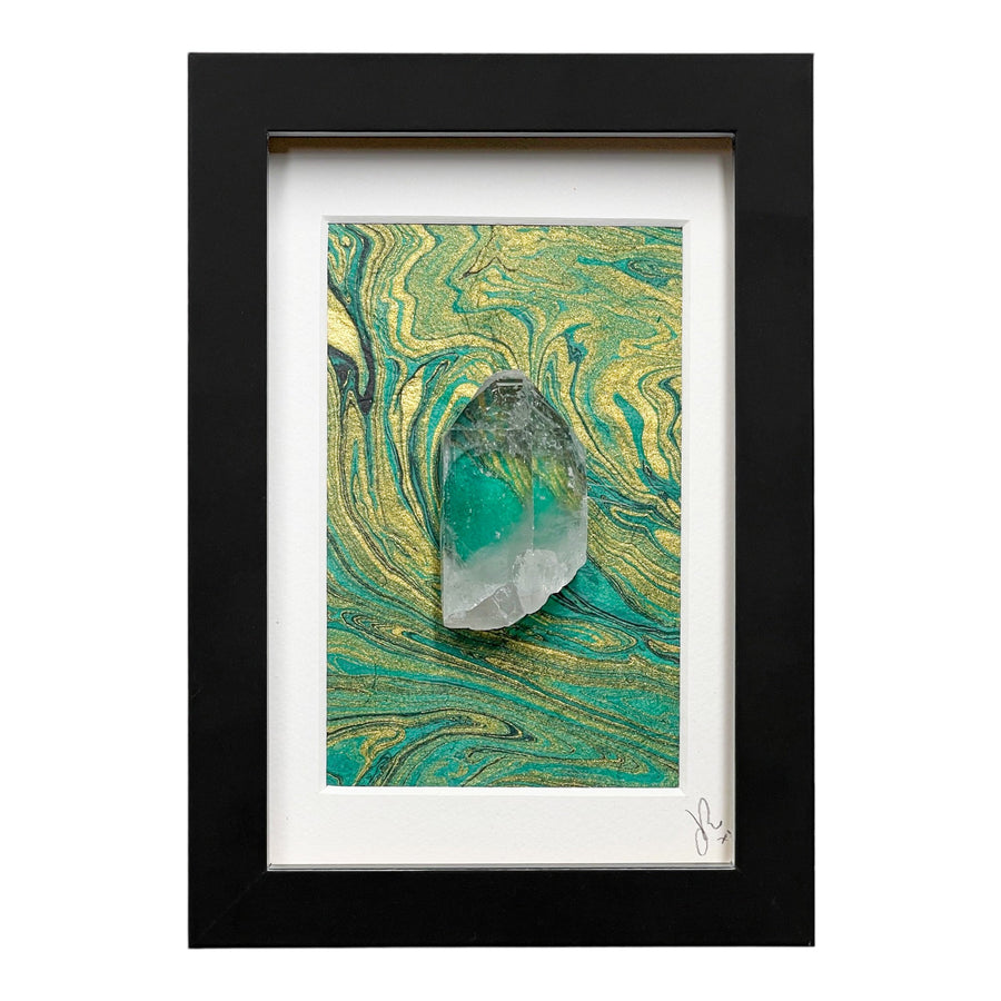 Bergkristal in lijst | Midori #7 - BraShiDa Gallery | Art from Mother Nature