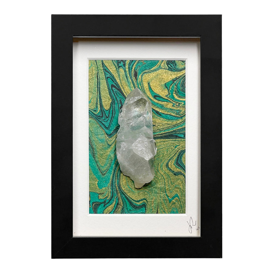 Bergkristal in lijst | Midori #9 - BraShiDa Gallery | Art from Mother Nature