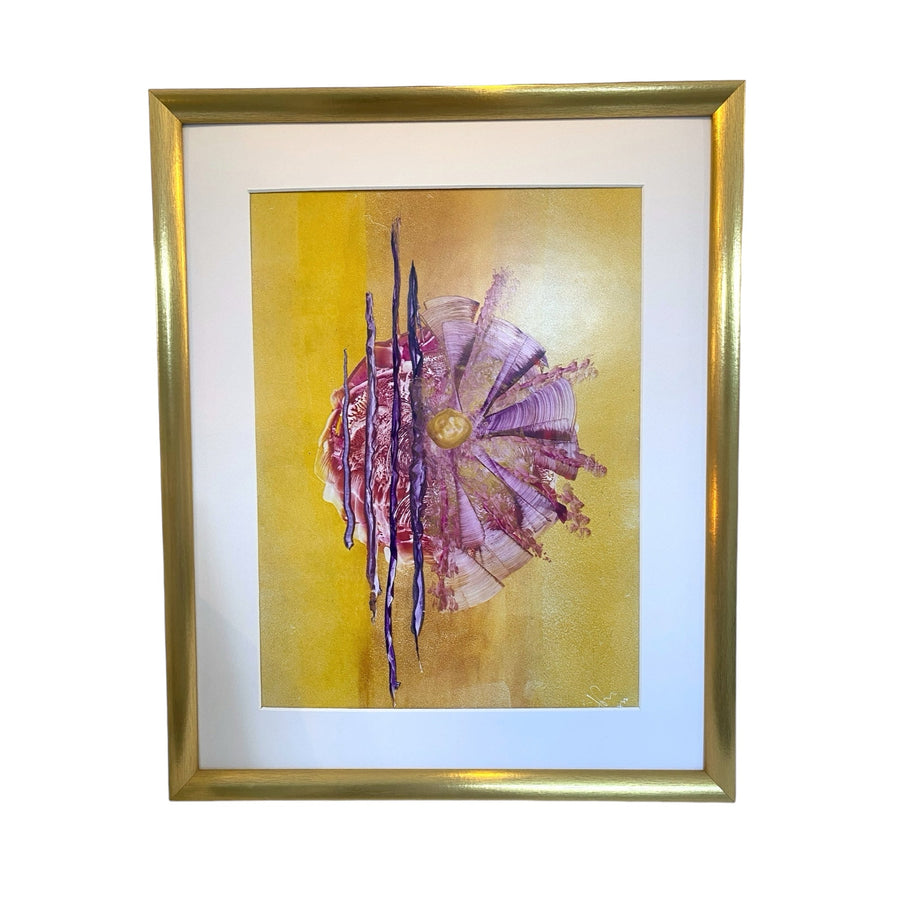 Flower Bloom - Encaustic Art - BraShiDa Gallery | Art from Mother Nature