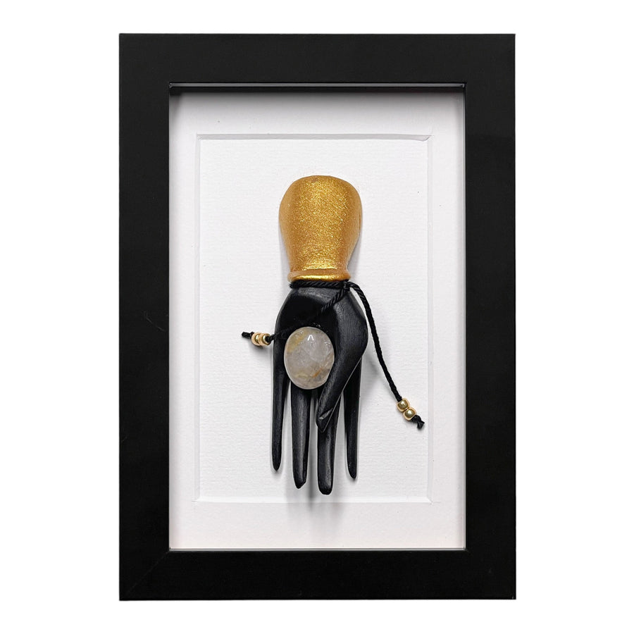 Golden healer in lijst | Mutiara - BraShiDa Gallery | Art from Mother Nature