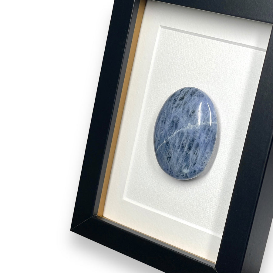 Sodaliet in lijst - BraShiDa Gallery | Art from Mother Nature