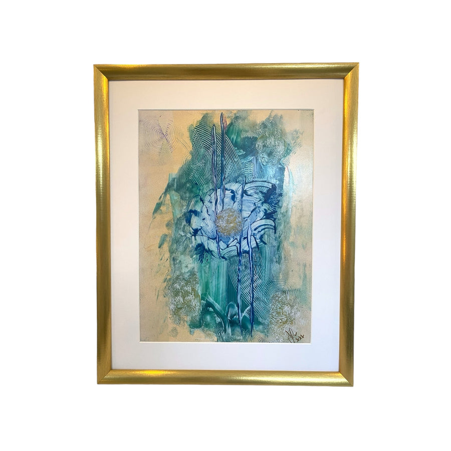 Water Escape - Encaustic Art - BraShiDa Gallery | Art from Mother Nature
