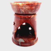 Load and play video in Gallery viewer, Soapstone Aroma Burner | Star
