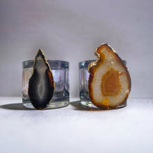 Afbeelding in Gallery-weergave laden, Agaat theelichthouder set | interieuridee - BraShiDa Gallery | decoratieve edelstenen en mineralen
