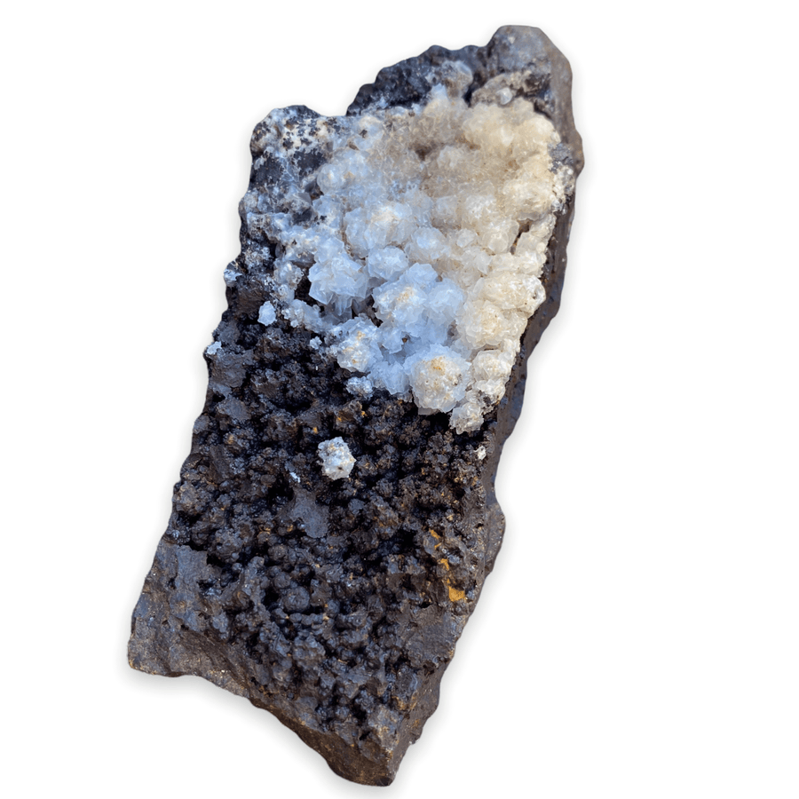 Limoniet en calciet small - BraShiDa | Stone Gallery
