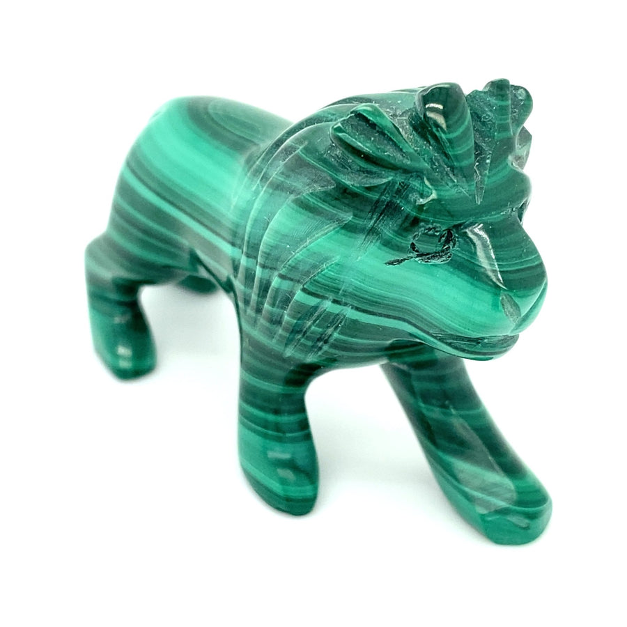 Malachiet Leeuw - BraShiDa | Stone Gallery