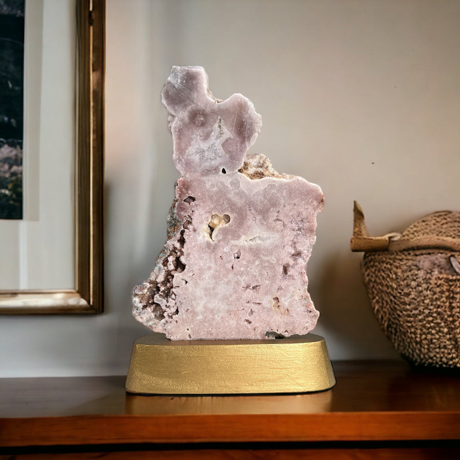 Roze Amethist op standaard - BraShiDa | Stone Gallery