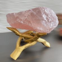 Load image into Gallery viewer, Rozenkwarts op standaard - BraShiDa | Stone Gallery
