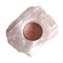 Afbeelding in Gallery-weergave laden, Rozenkwarts waxinelichthouder - BraShiDa | Stone Gallery
