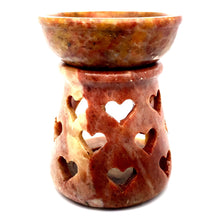 Afbeelding in Gallery-weergave laden, Speksteen Aroma Brander | Hart - BraShiDa | Stone Gallery
